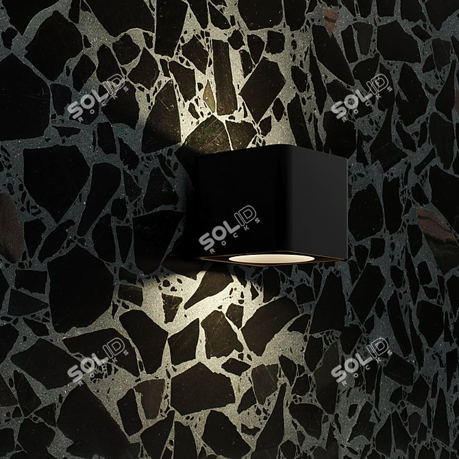 PBR Terrazzo Marble Material 3D model image 2