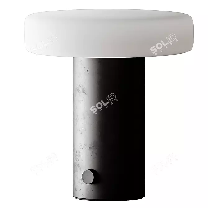 Puck Table Lamp: Minimalist Elegance 3D model image 3