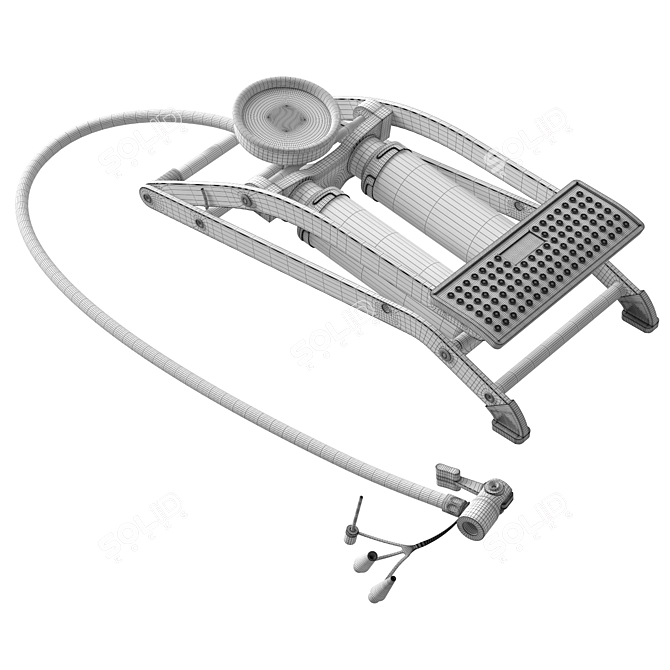 Heyner Pedal Max PRO 225 - Double Foot Pump 3D model image 4