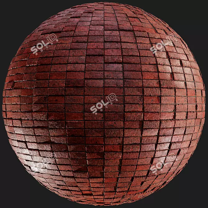 PBR Brick Materials Vol. 4 3D model image 4