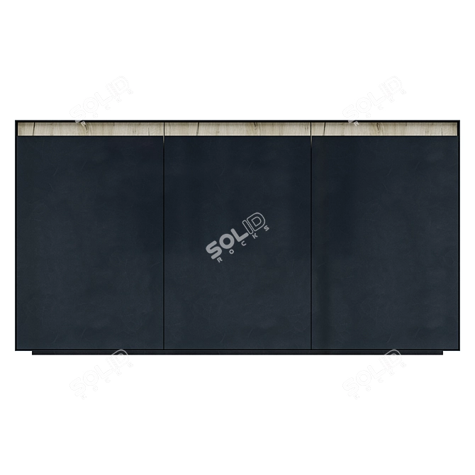 Modern Cabinet NS2 02: Take your living space to the next level! 3D model image 2