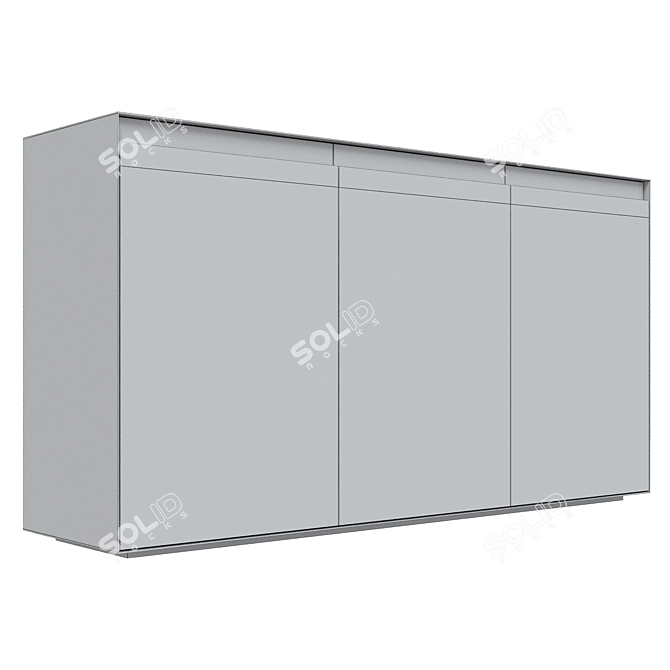 Modern Cabinet NS2 02: Take your living space to the next level! 3D model image 3