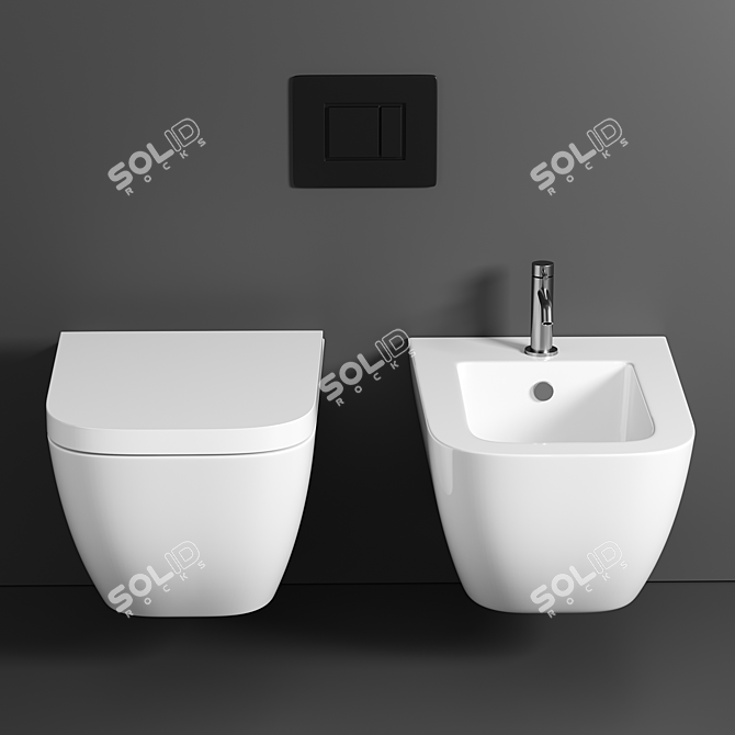 GSI Sand 55: Wall Hung Luxury 3D model image 2