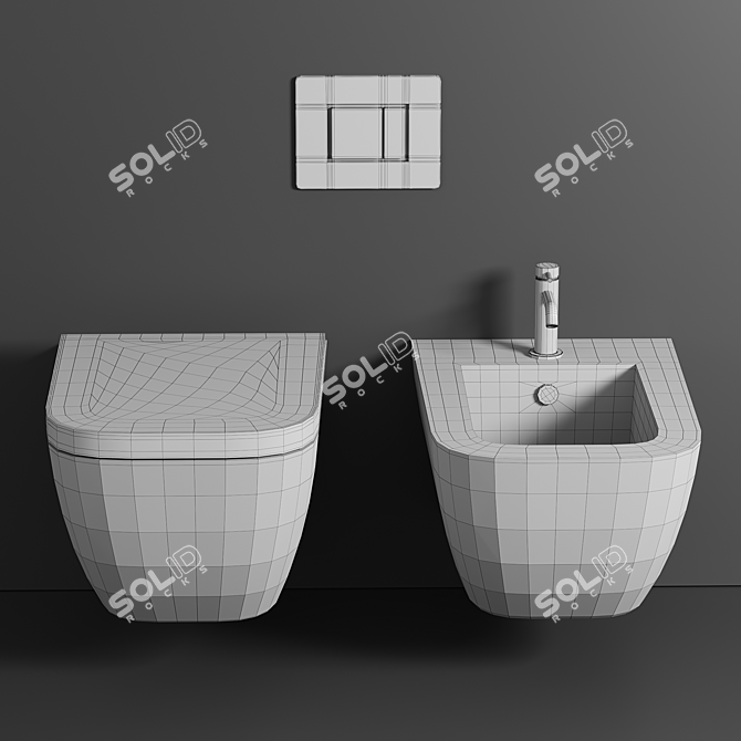 GSI Sand 55: Wall Hung Luxury 3D model image 3