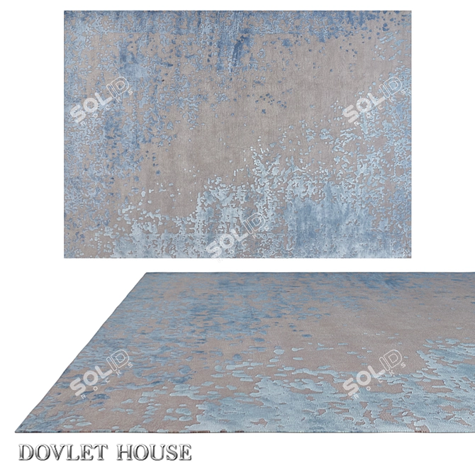 Dazzle Sherst & Shelk Nepal Carpet 3D model image 1