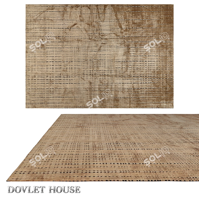 Dazzle Silk Carpet 3D model image 1