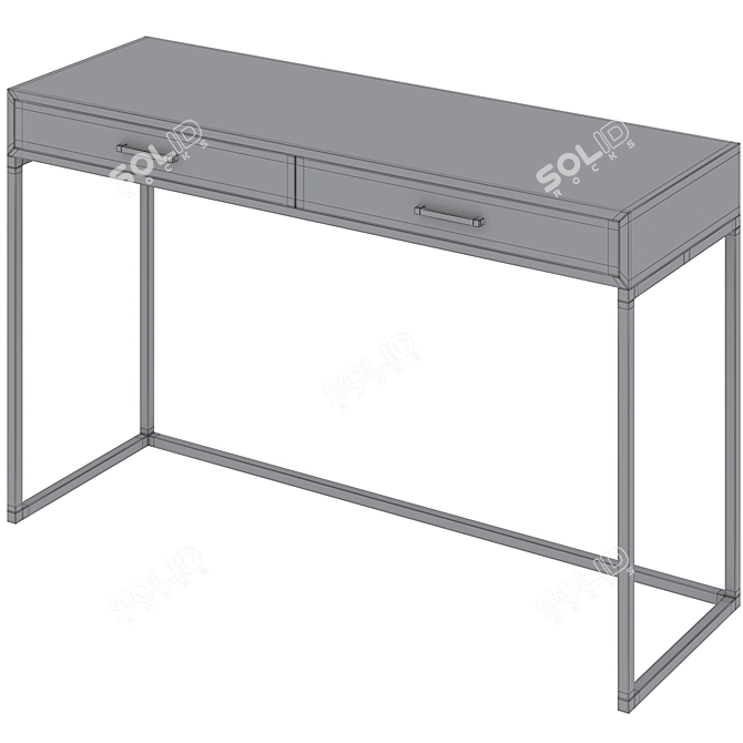 Cosmo Pombal Desk: Stylish and Efficient 3D model image 4