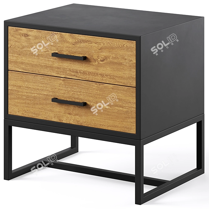 Cosmo Pombal Bedside Table 3D model image 1