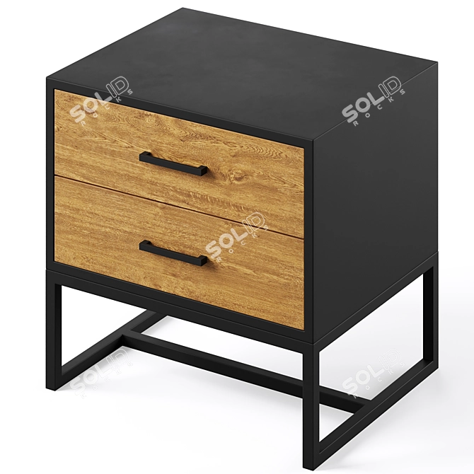 Cosmo Pombal Bedside Table 3D model image 3