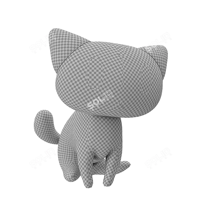 Corona-Rendered Cat Model: Textured 3Ds Max 2015 3D model image 3