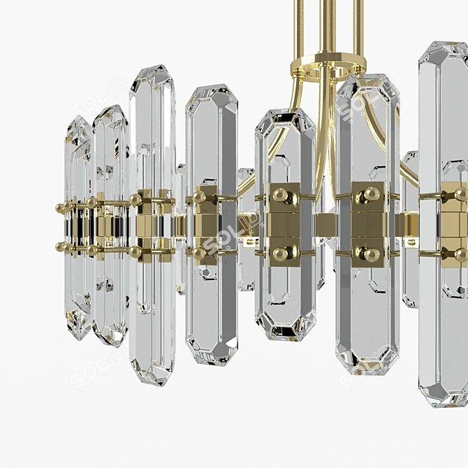 Crystorama Bolton Pendant Light 3D model image 2