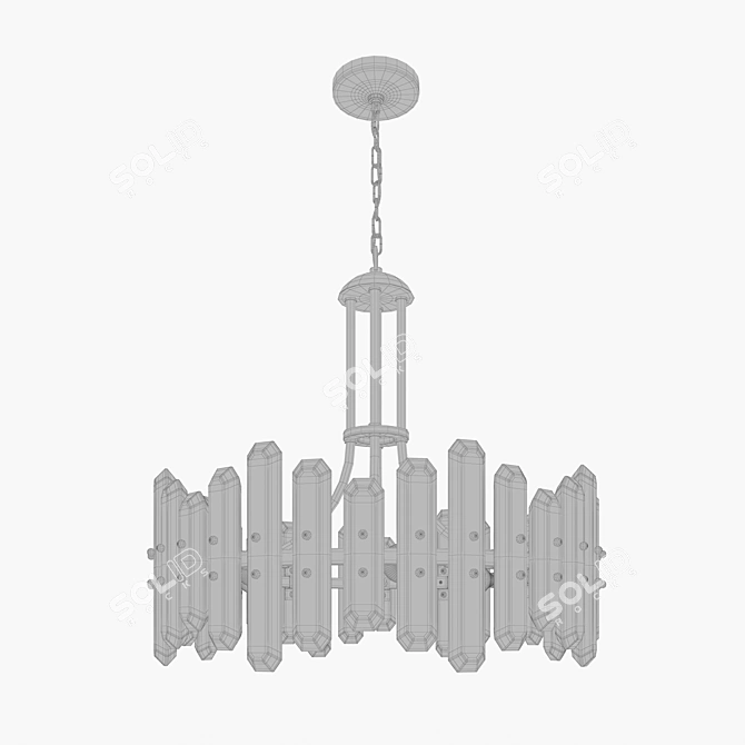 Crystorama Bolton Pendant Light 3D model image 3