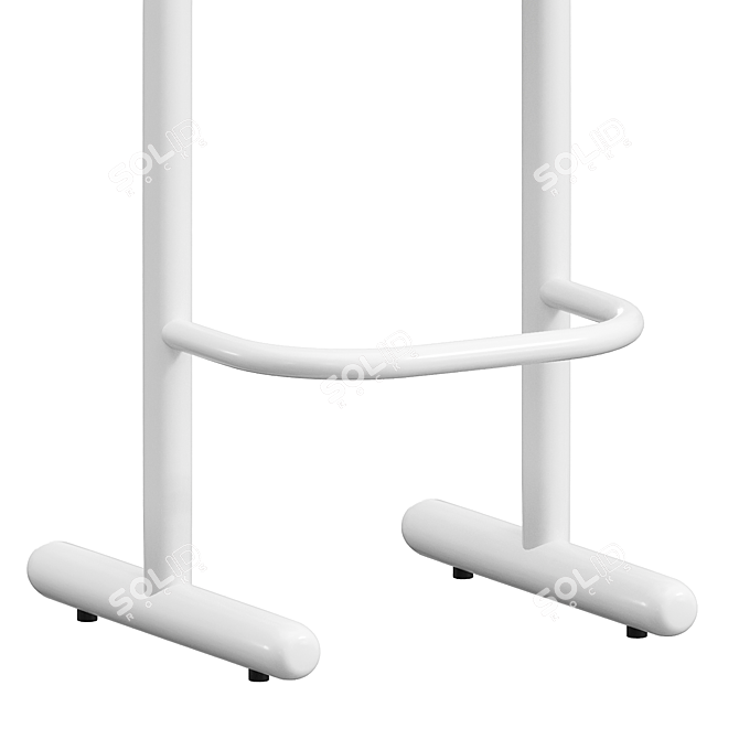 Sturdy and Stylish Barstool 3D model image 3