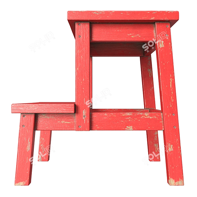 Multifunctional Step Stool 3D model image 2