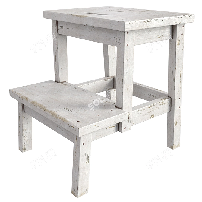 Multifunctional Step Stool 3D model image 3