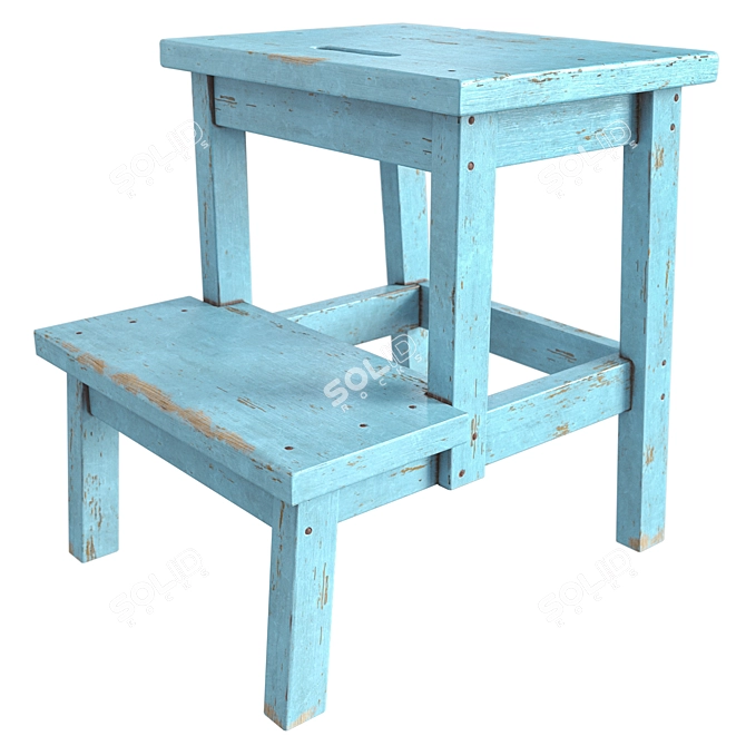 Multifunctional Step Stool 3D model image 4