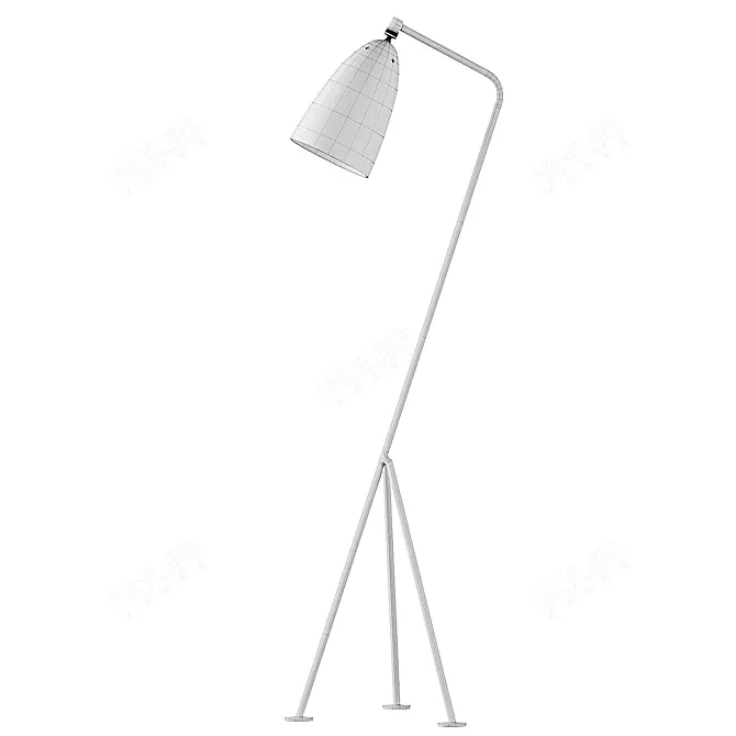 GUBI Grashoppa: Stylish Floor Lamp 3D model image 1