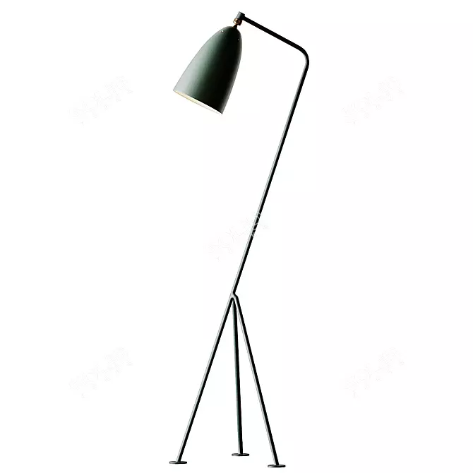 GUBI Grashoppa: Stylish Floor Lamp 3D model image 4