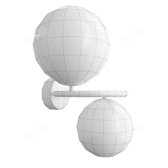 Globo Sconce Light: Modern and Elegant 3D model image 2