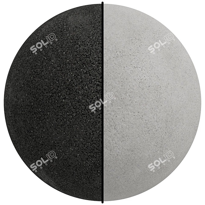 Durable Asphalt Stone Covering 3D model image 1