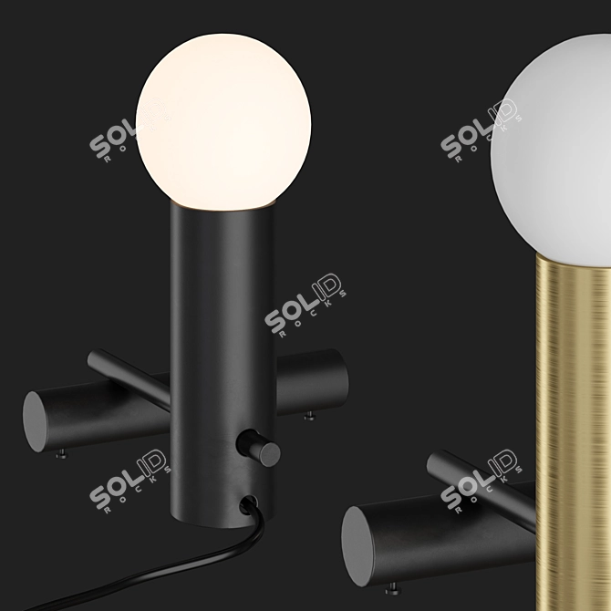 NUDE LED Table Lamp 3D model image 2