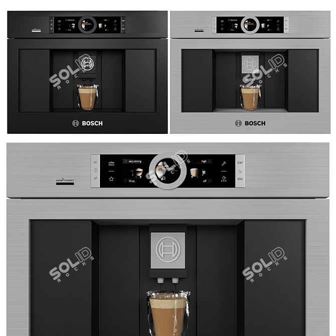 Modern Bosch Oven Collection 3D model image 5