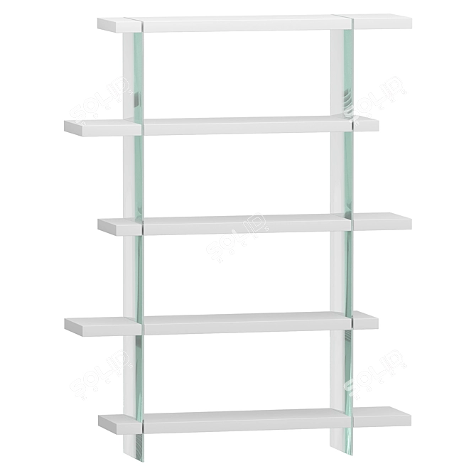 Modernist Rack: Stylish and Functional 3D model image 2