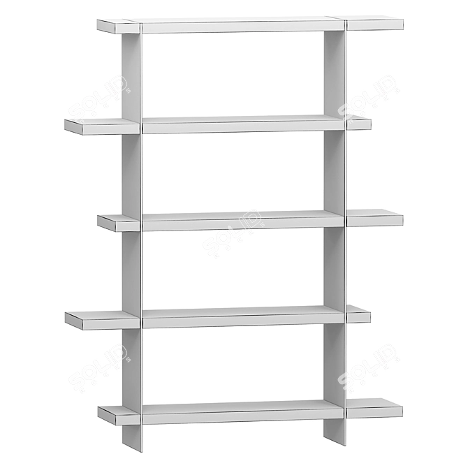 Modernist Rack: Stylish and Functional 3D model image 3