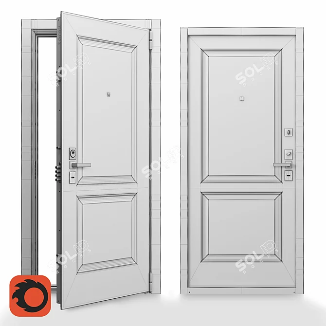 Ultimate Security & Style: OM Torex Ultimatum 3D model image 3