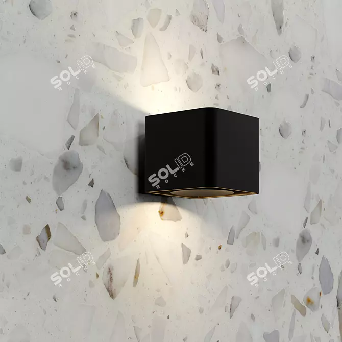 Venetian Terrazzo Marble: HD Textures, PBR Material 3D model image 2