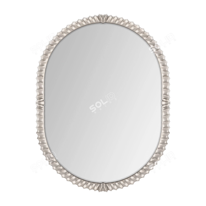 Handcrafted Naomi Mirror by Romano Home 3D model image 2
