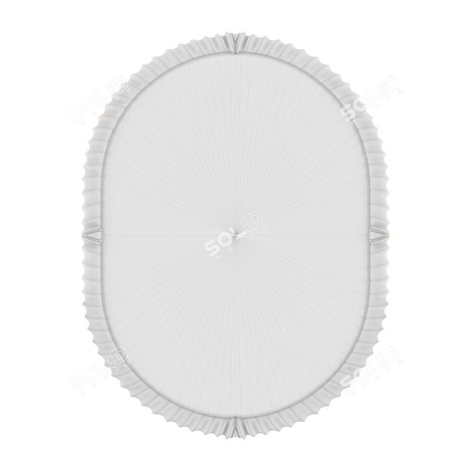 Handcrafted Naomi Mirror by Romano Home 3D model image 3