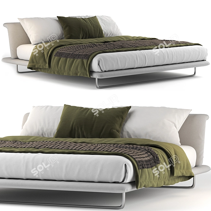 Siena Bed by B&B Italia 3D model image 1