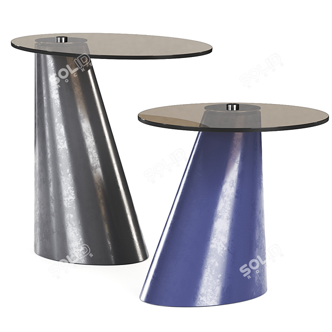 Satellite Contemporary Table Design 3D model image 1