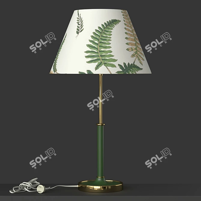 Elegant Josef Frank Table Lamp 3D model image 1