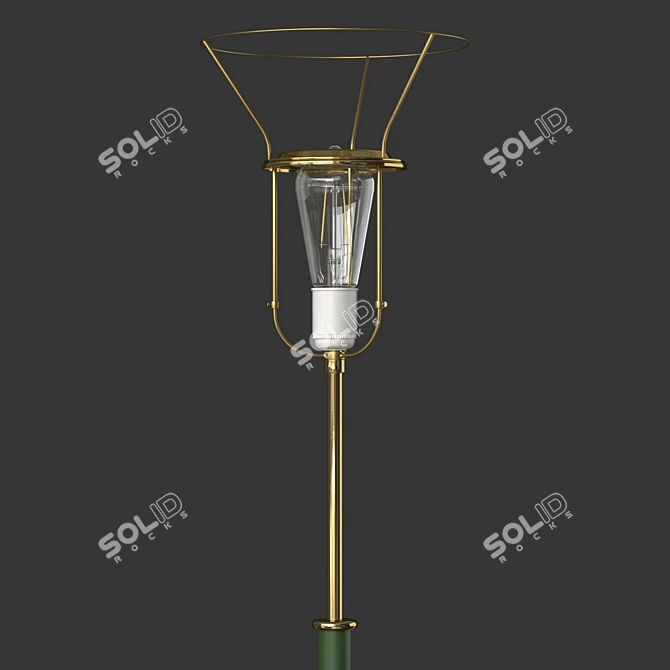 Elegant Josef Frank Table Lamp 3D model image 3