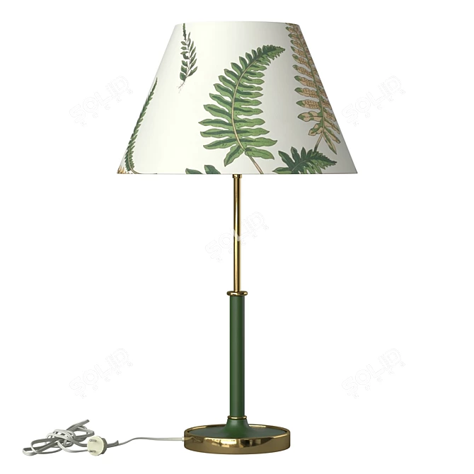 Elegant Josef Frank Table Lamp 3D model image 5