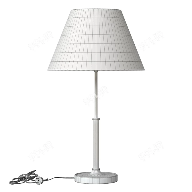 Elegant Josef Frank Table Lamp 3D model image 7
