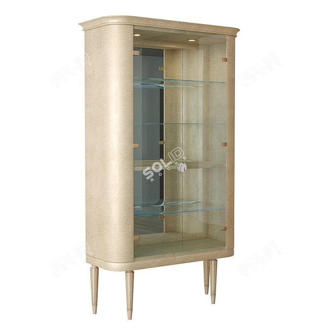 Caracole Classic Reflections Cabinet 3D model image 1