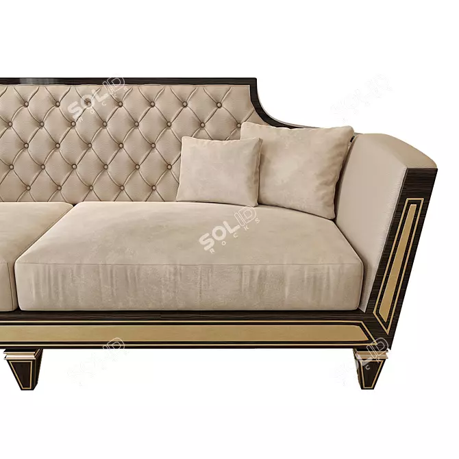 Mariner Belair: Stylish 2-Seater Sofa 3D model image 8