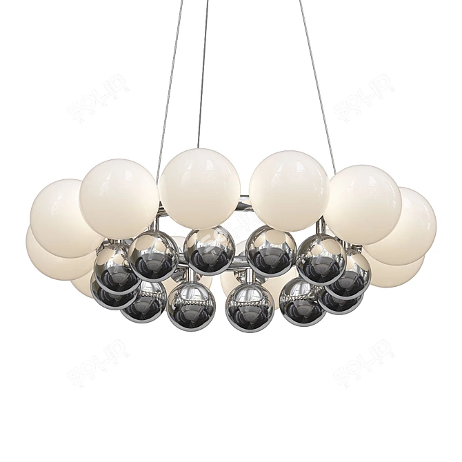 Elegant Vistosi Pendant Light 3D model image 1