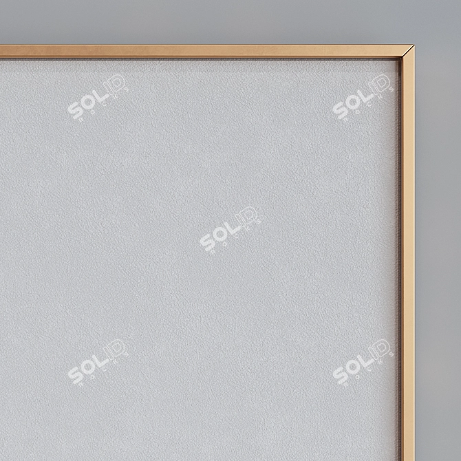 Modern Botanical Picture Frame Set 3D model image 6