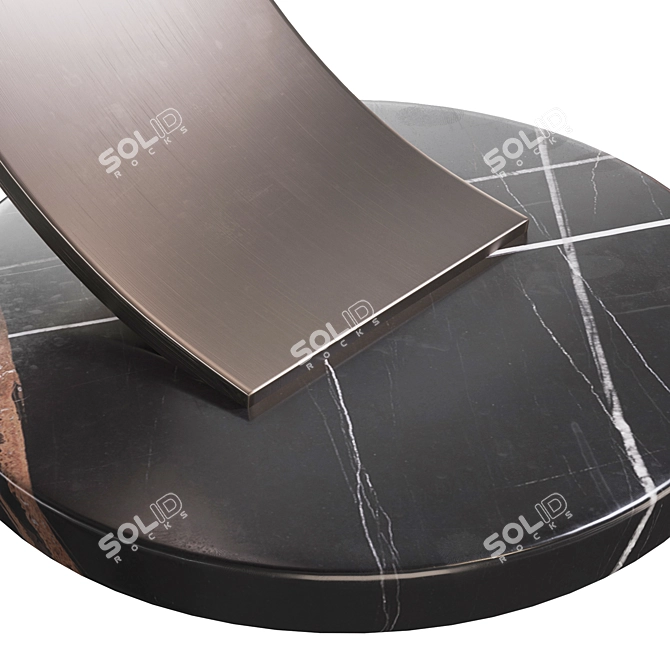 Sleek Slide Coffee Table by Corner Design 3D model image 4