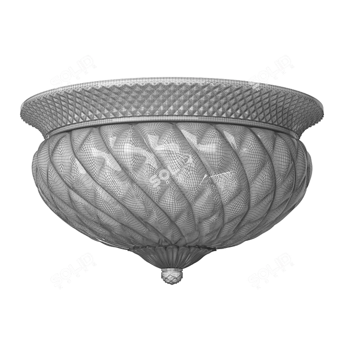 Hinkley Modern Plant-Inspired Ceiling Lamp 3D model image 2