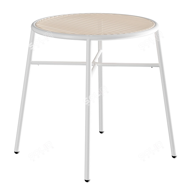 Piper Steel Stool: Stylish and Durable 3D model image 5