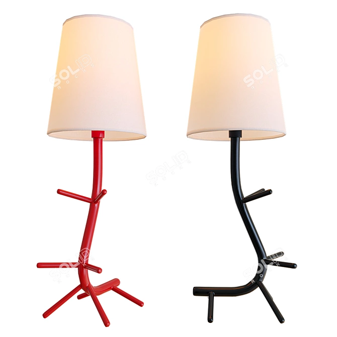 Mantra CENTIPEDE Table Lamp: Color-changing, 4 options 3D model image 6