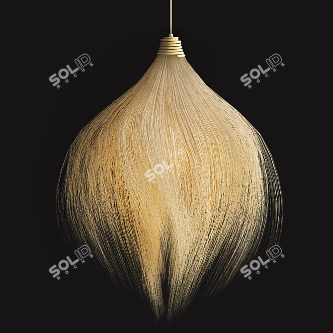 Handcrafted Alang Pendant Collection 3D model image 2