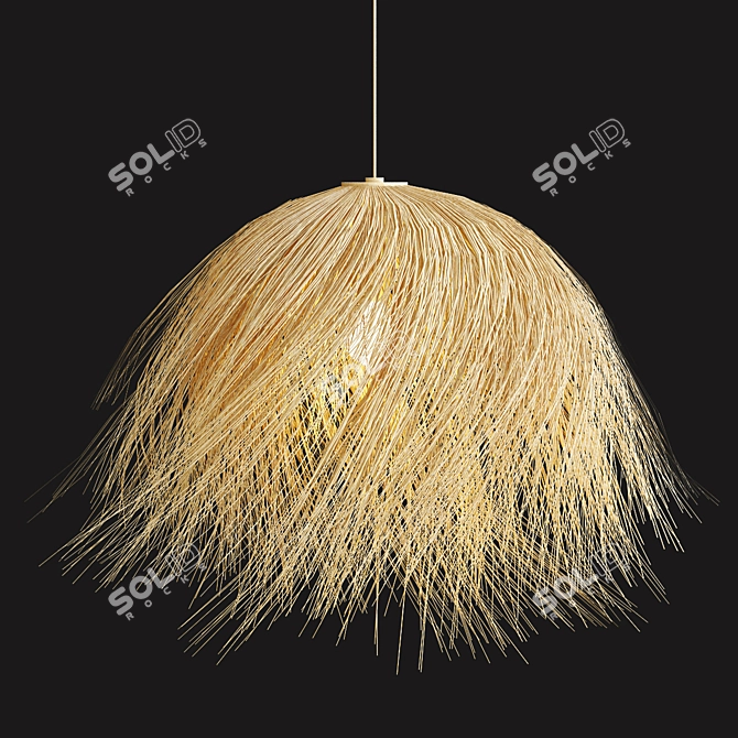 Handcrafted Alang Pendant Collection 3D model image 4