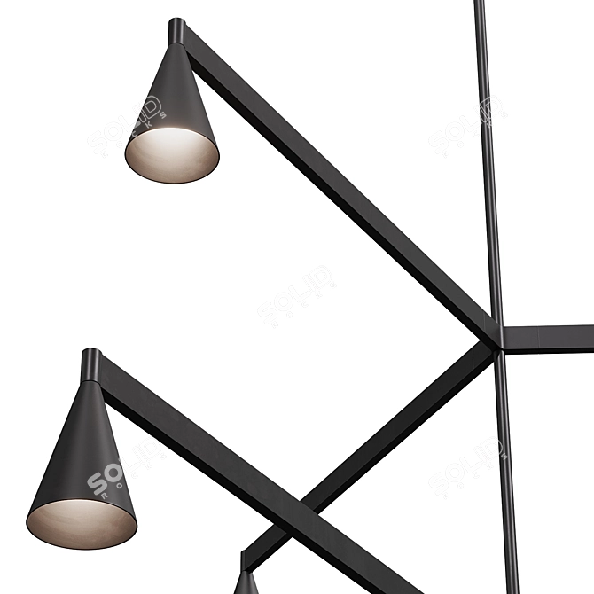 Hollands Pendant Light by Corner Design 3D model image 4