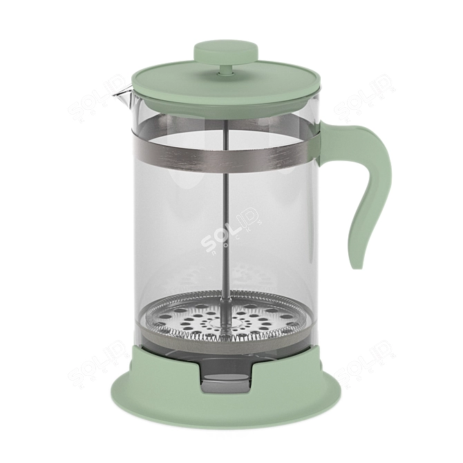 Stylish UPPHETTA Teapot: Perfect for Coffee and Tea 3D model image 1